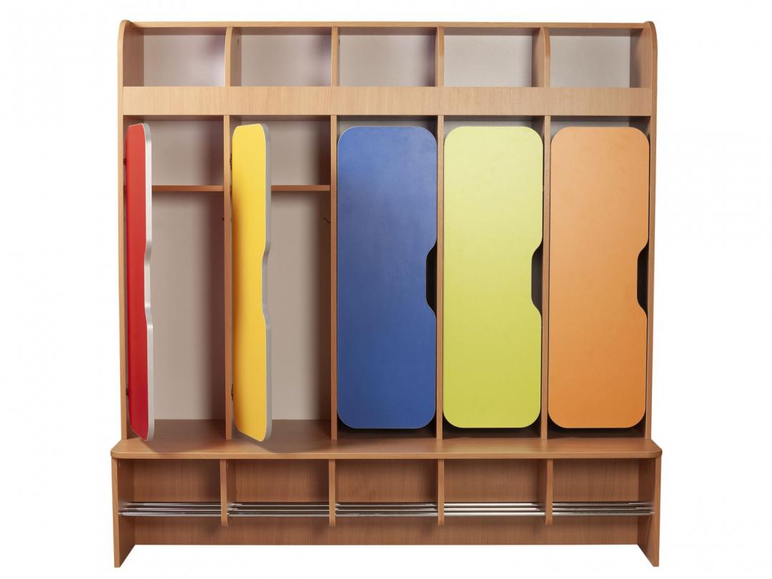 Шафа дитяча 5-місна з фігурними дверима (ТОВ ‘’АЛМАНТ’’) 1550х550х1560 мм.